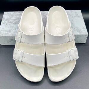 Birkenstock Classic White Double Strap Sandals
